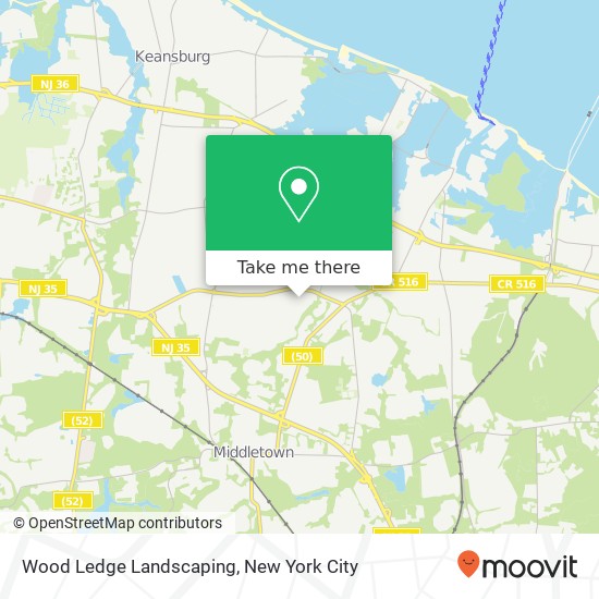 Mapa de Wood Ledge Landscaping