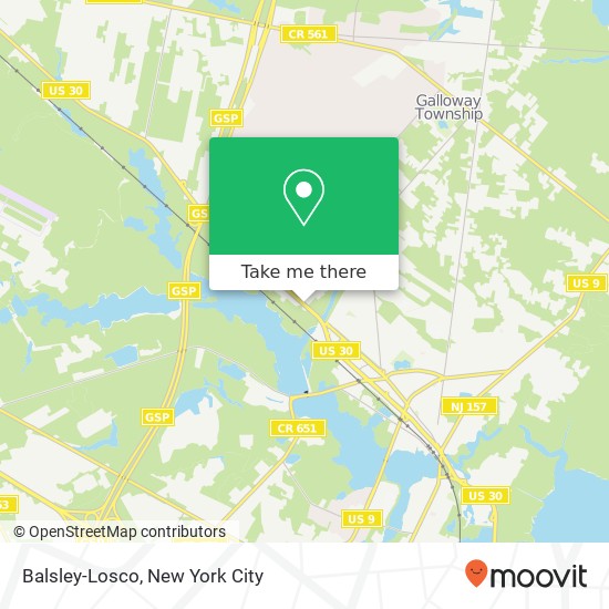 Mapa de Balsley-Losco