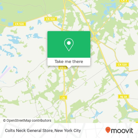 Colts Neck General Store map