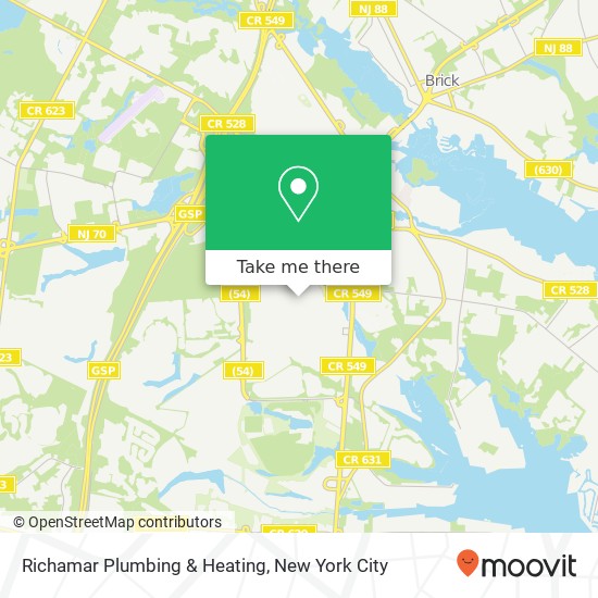 Richamar Plumbing & Heating map