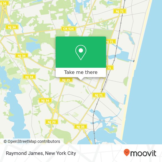 Raymond James map