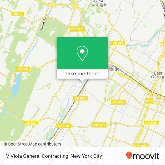 V Viola General Contracting map