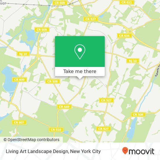 Living Art Landscape Design map