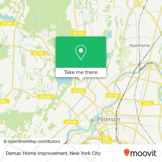 Demac Home Improvement map