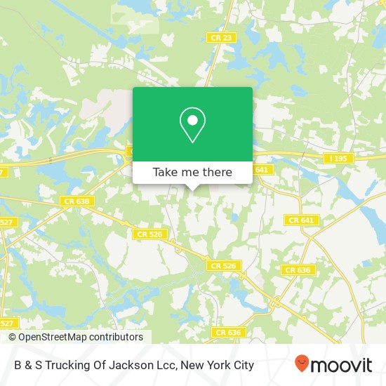 Mapa de B & S Trucking Of Jackson Lcc