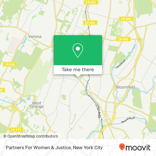 Partners For Women & Justice map