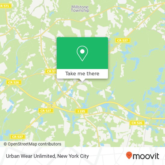 Urban Wear Unlimited map