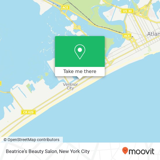 Beatrice's Beauty Salon map