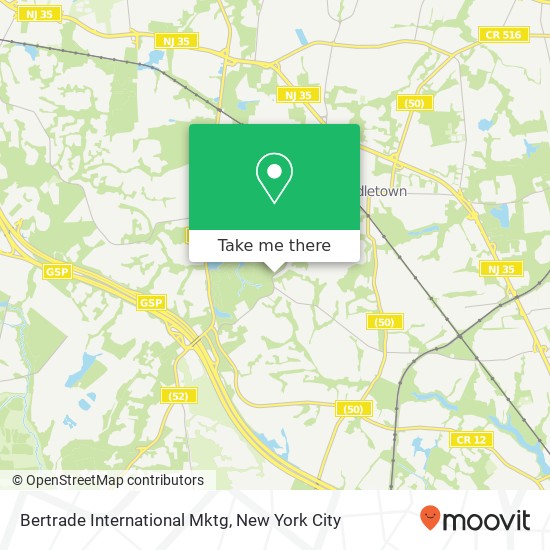 Mapa de Bertrade International Mktg
