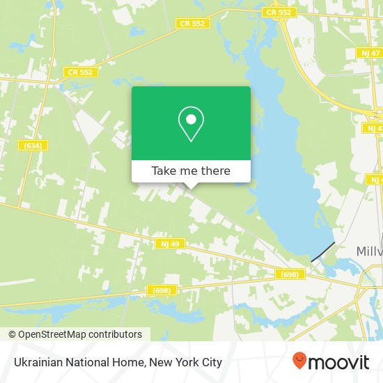 Mapa de Ukrainian National Home