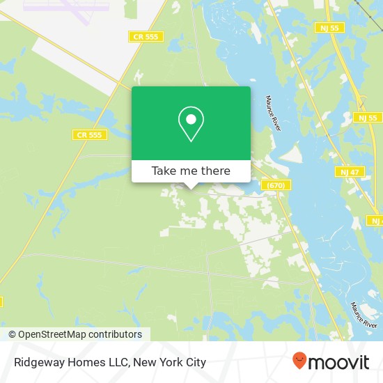Ridgeway Homes LLC map