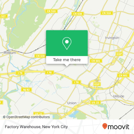 Mapa de Factory Warehouse