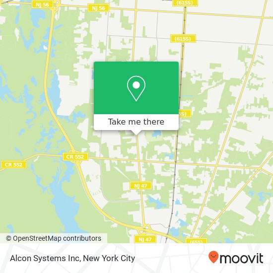 Alcon Systems Inc map