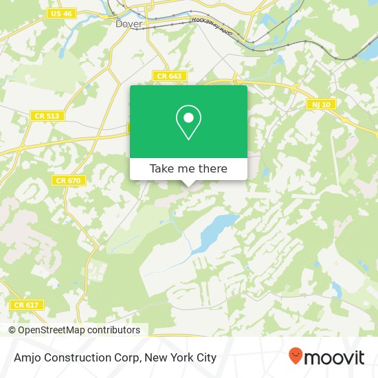 Mapa de Amjo Construction Corp