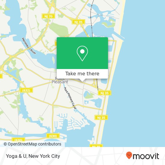 Yoga & U map