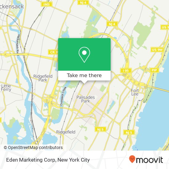 Eden Marketing Corp map