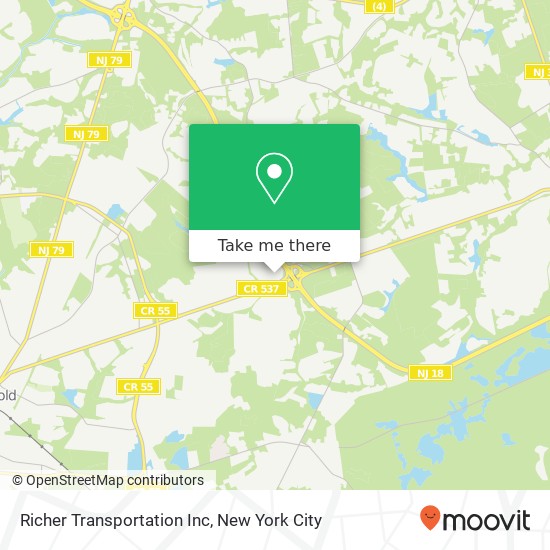 Mapa de Richer Transportation Inc