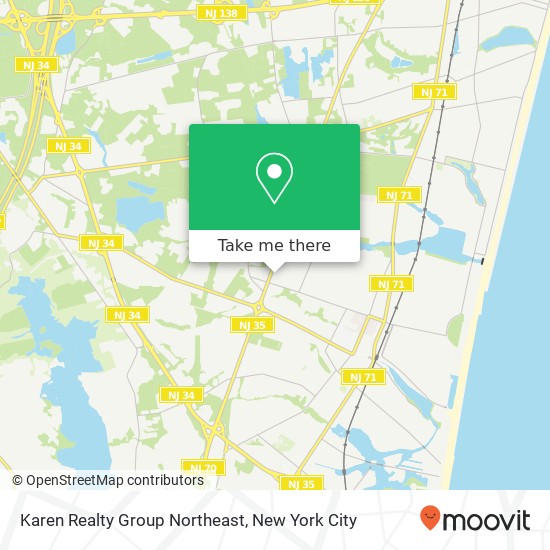 Karen Realty Group Northeast map