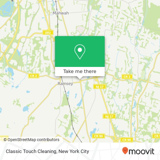 Mapa de Classic Touch Cleaning