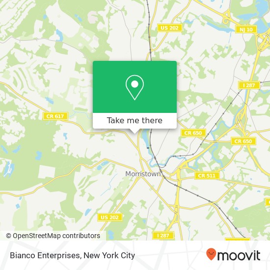 Mapa de Bianco Enterprises