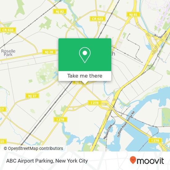 Mapa de ABC Airport Parking