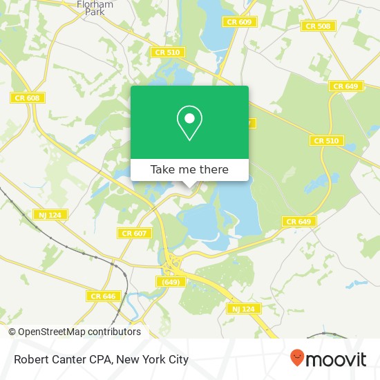 Robert Canter CPA map