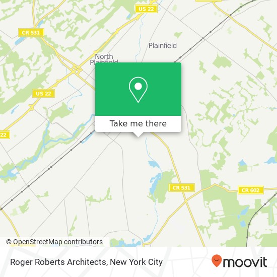 Roger Roberts Architects map