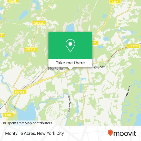 Montville Acres map