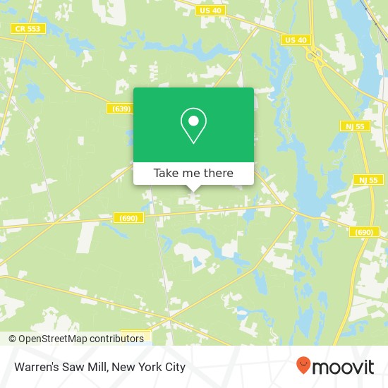 Mapa de Warren's Saw Mill