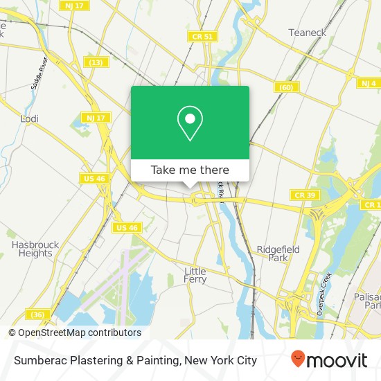 Sumberac Plastering & Painting map