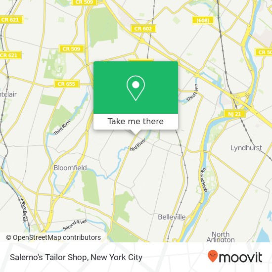 Salerno's Tailor Shop map