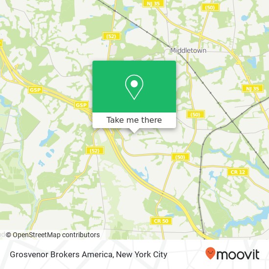 Grosvenor Brokers America map