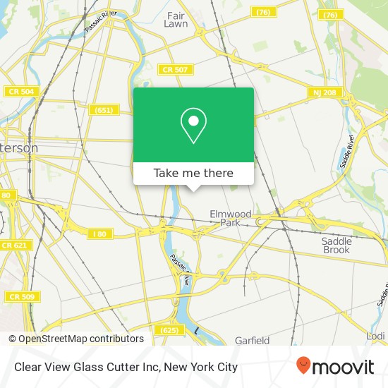 Clear View Glass Cutter Inc map