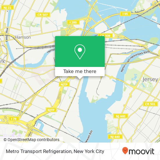 Mapa de Metro Transport Refrigeration