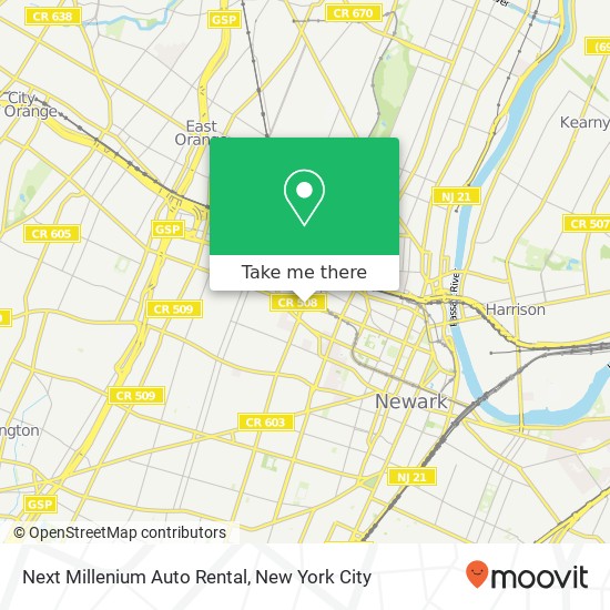 Next Millenium Auto Rental map