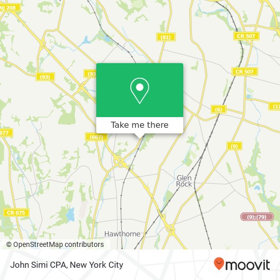 John Simi CPA map