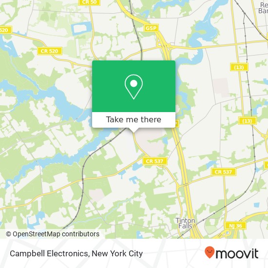 Mapa de Campbell Electronics