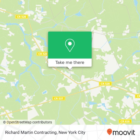 Mapa de Richard Martin Contracting