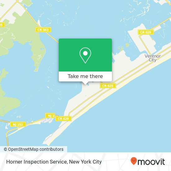 Horner Inspection Service map