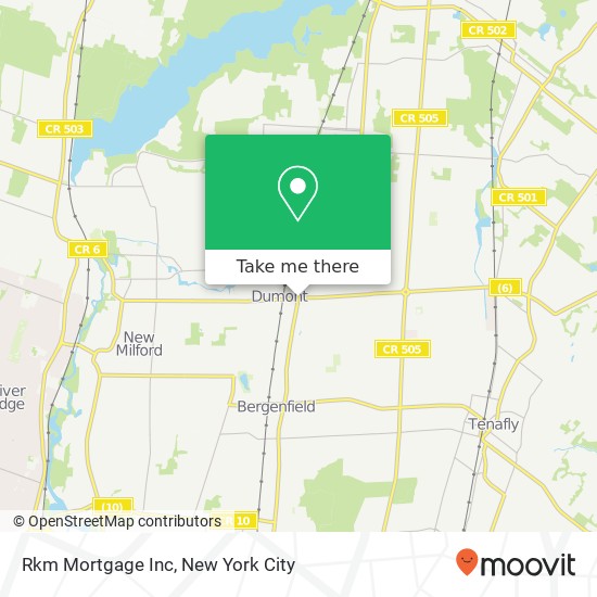 Rkm Mortgage Inc map