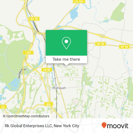 Rk Global Enterprises LLC map