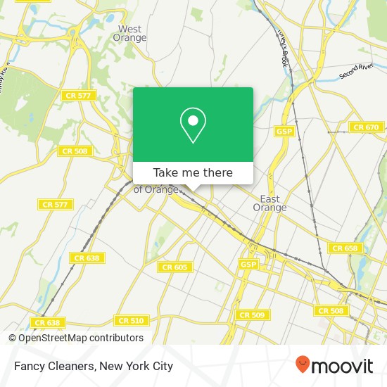 Fancy Cleaners map