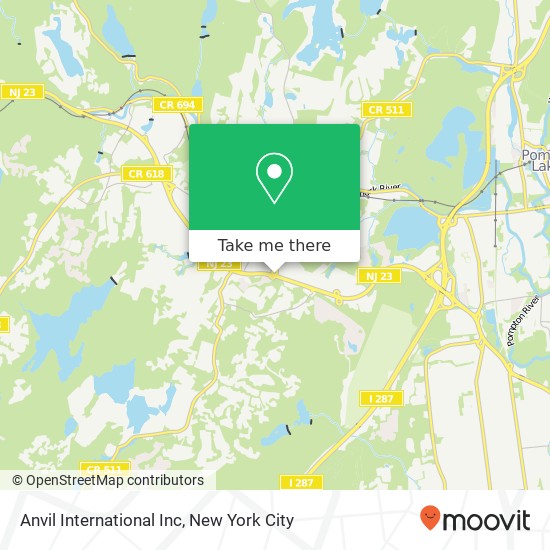 Mapa de Anvil International Inc