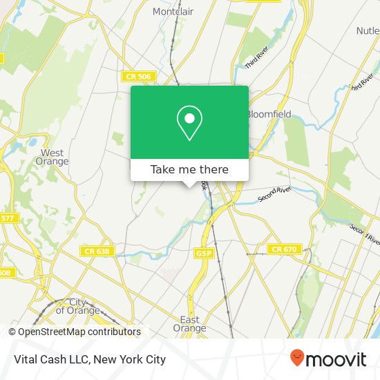 Mapa de Vital Cash LLC