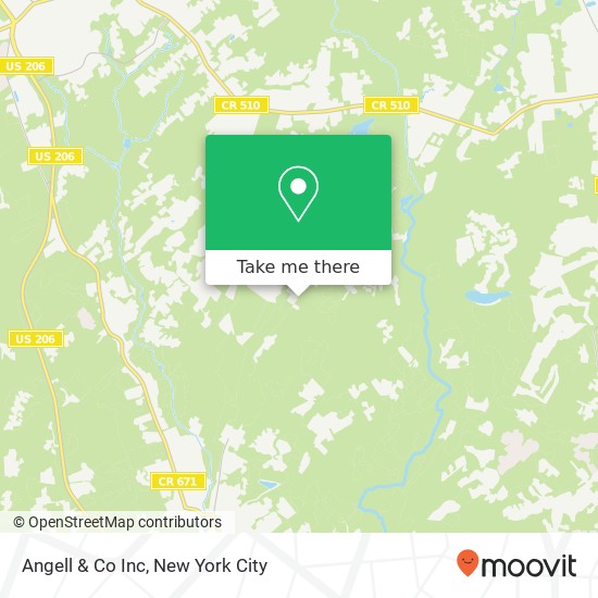 Mapa de Angell & Co Inc