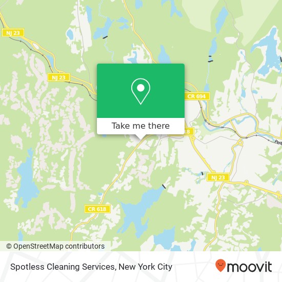 Spotless Cleaning Services map