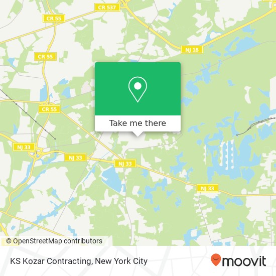 KS Kozar Contracting map