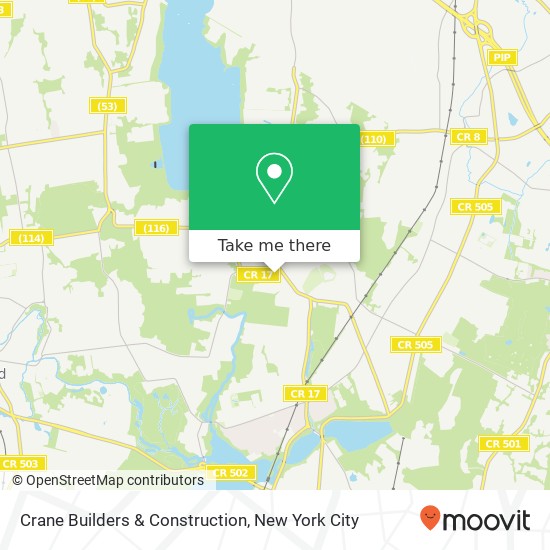 Mapa de Crane Builders & Construction