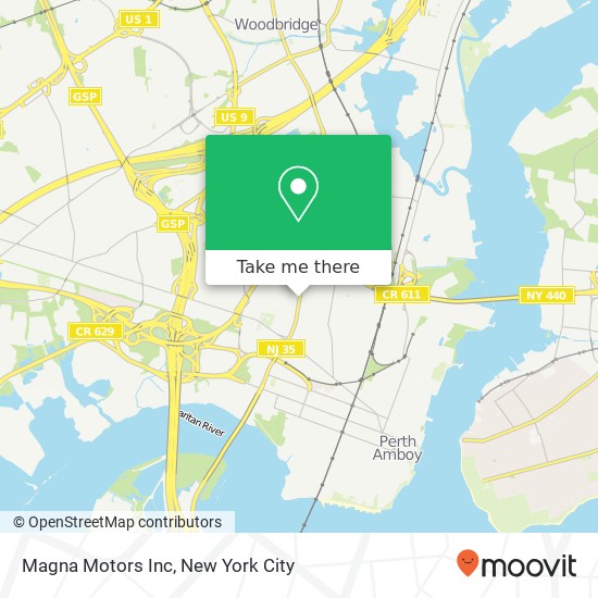 Magna Motors Inc map