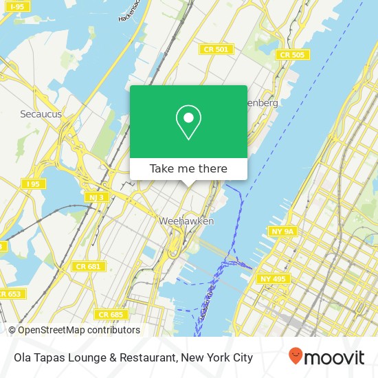 Mapa de Ola Tapas Lounge & Restaurant